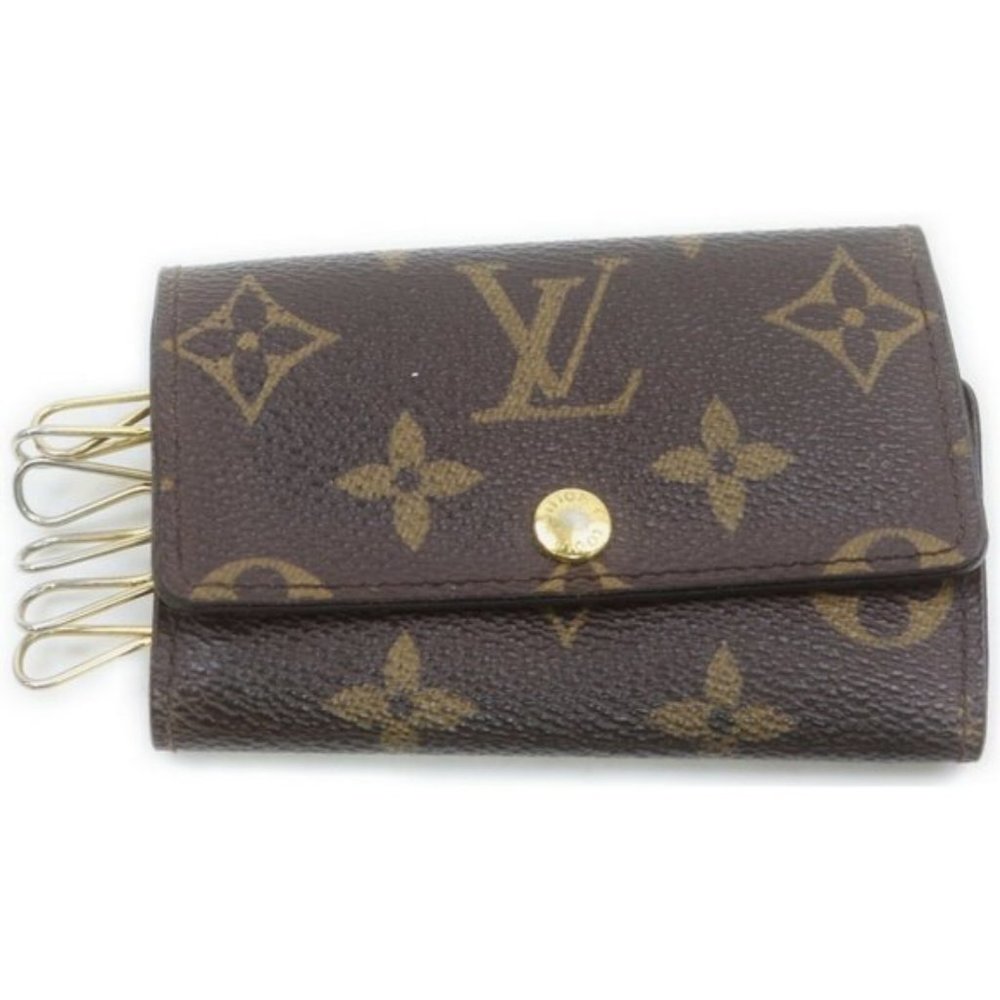 Auth Louis Vuitton Monogram Multicles 6  Key Case